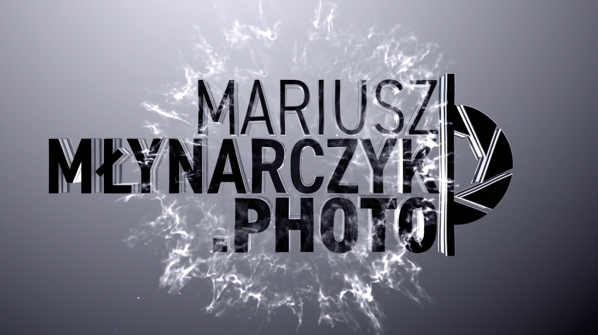Animacja 3D logotypu Fotografa Mariusz Młynarczyk