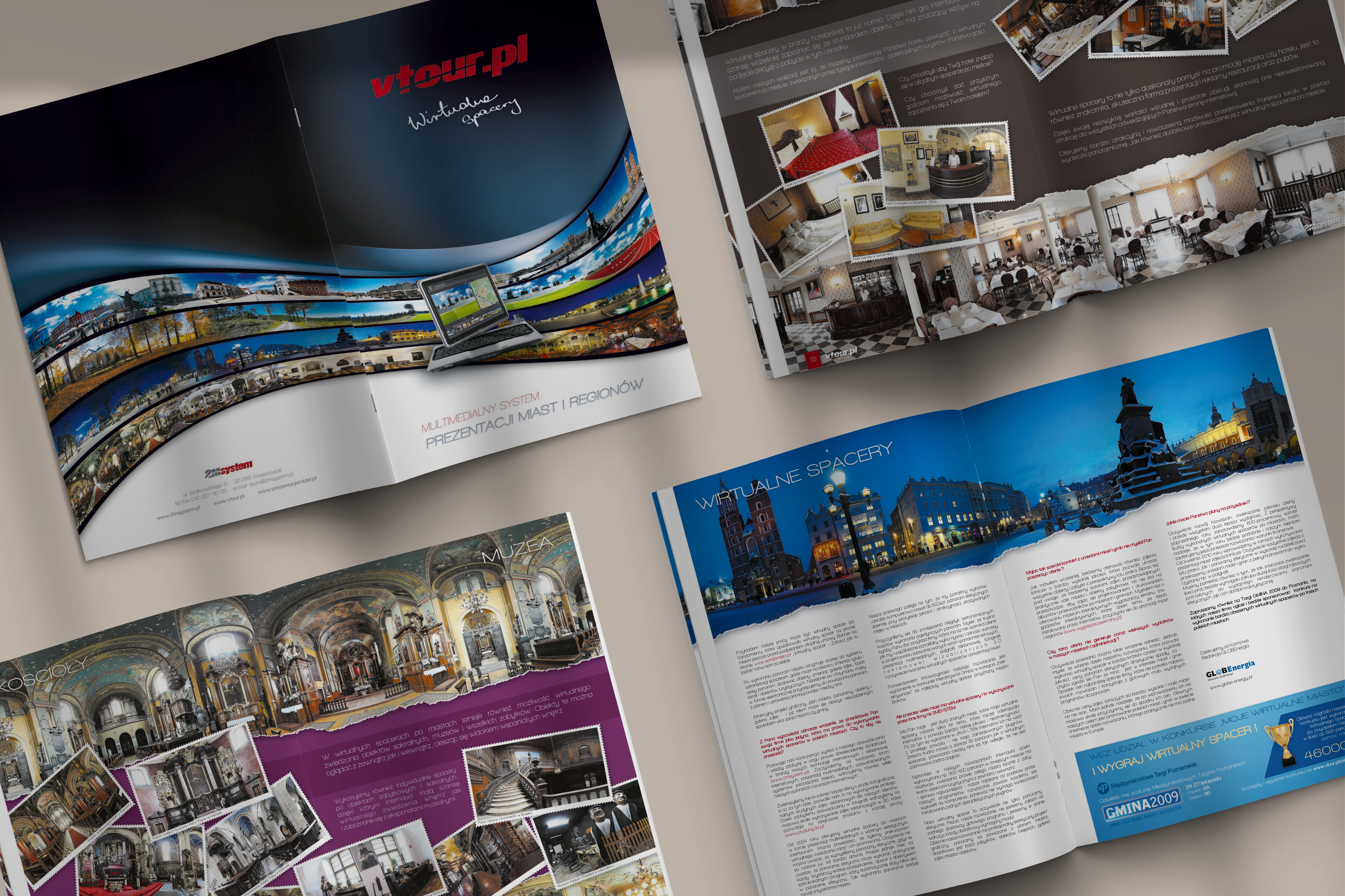 Katalog naszej marki VTOUR dotyczący oferty wirtualnych spacerów