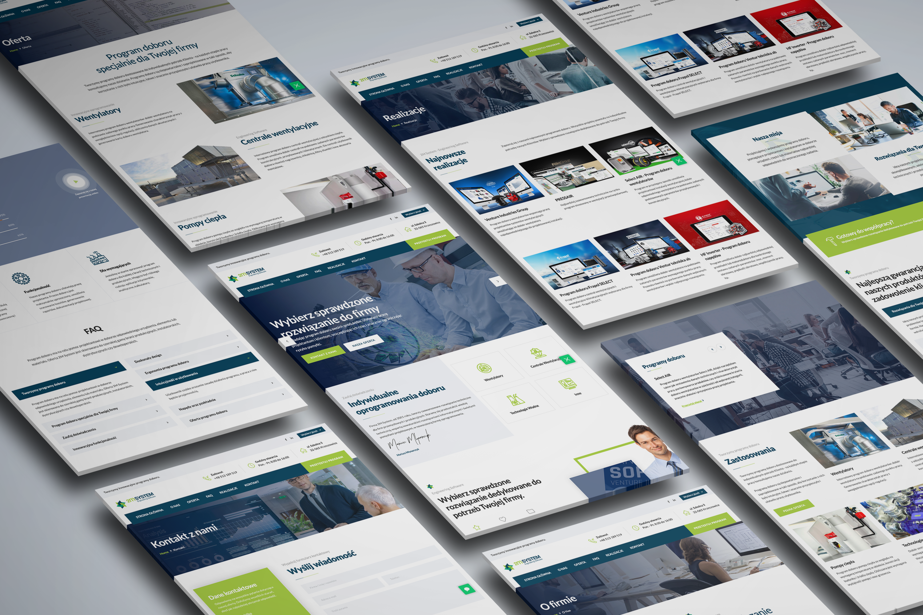 Strona internetowa naszej firmy na rynek zagraniczny - www.2msystem.com