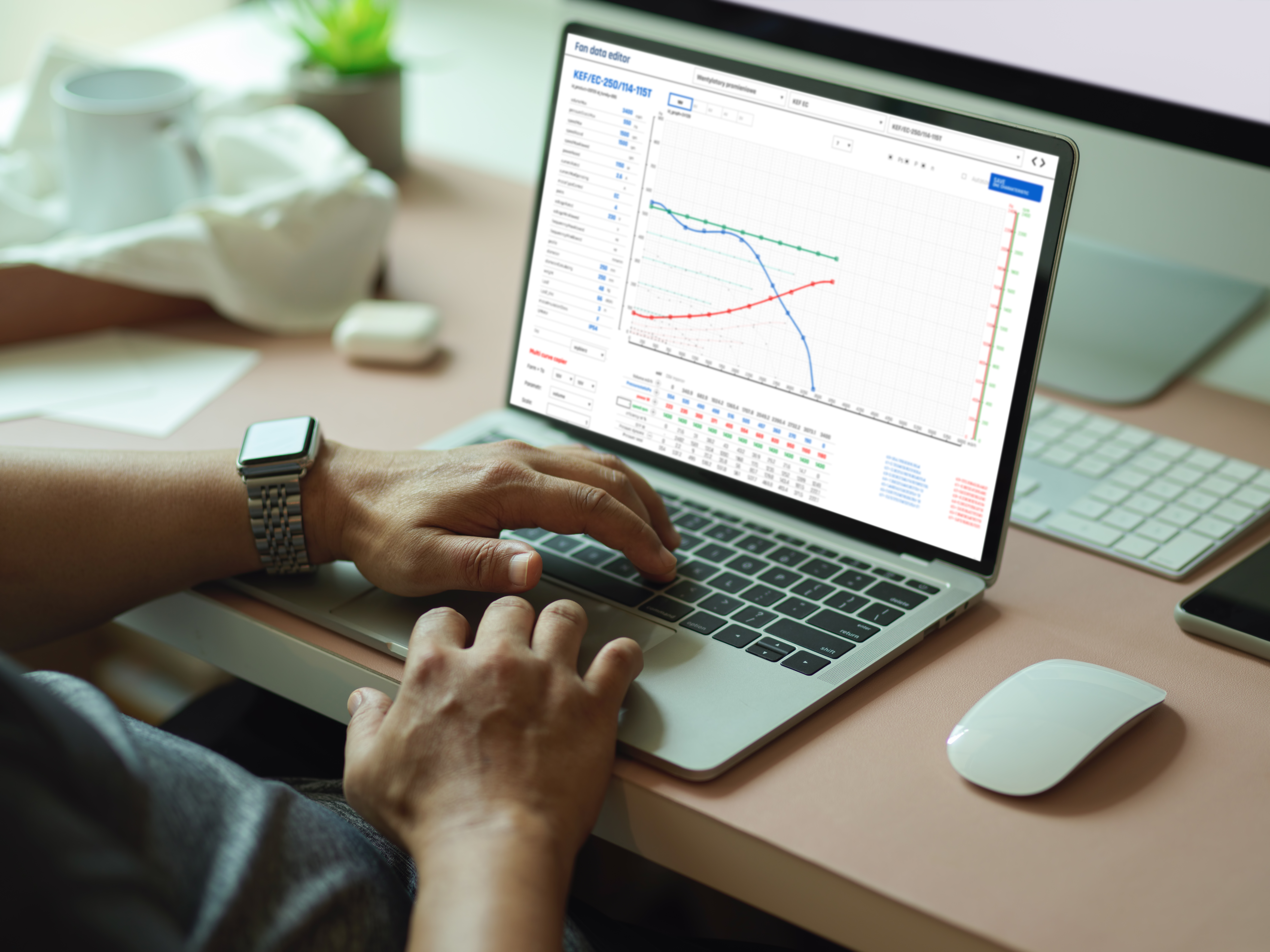 System digitalizacji charakterystyk pracy wentylatorów — 2M System